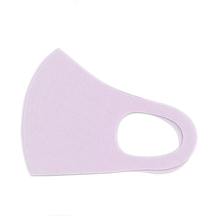 1枚 薄い ラベンダー (薄紫) マスク 洗える 縦12.5cm 薄さ 1mm 立体 3D 通気性良いおしゃれ | 
