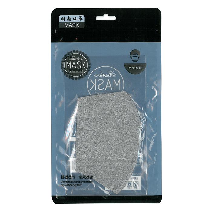1枚 グレー 洗える マスク 縦12.5cm 薄さ 0.8mm 立体 3D 通気性良い 飛沫対策 かわいい おしゃれ |  | 02