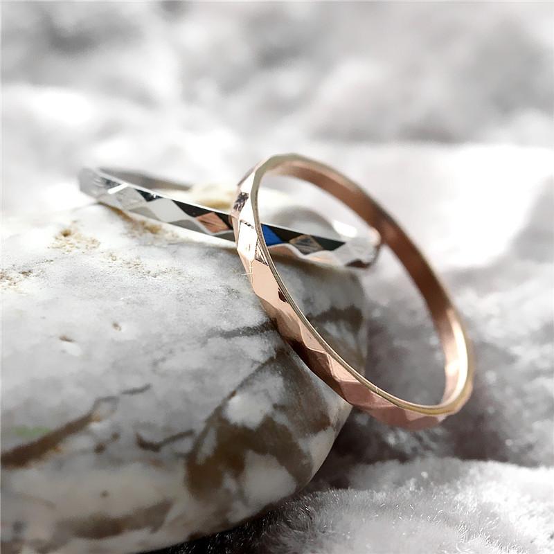 ピンキーリング ピンクゴールド シルバー 7号 デザインカット リング |  | 04