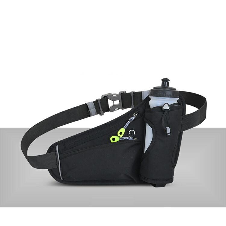 送料無料 ウエストポーチ ランニング 斜め掛け スマホ 防水 ペットボトル 収納 ウォーキング レディース メンズ おしゃれ | 