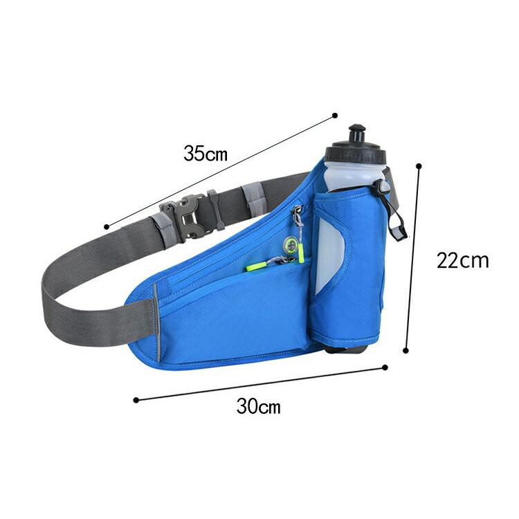 送料無料 ウエストポーチ ランニング 斜め掛け スマホ 防水 ペットボトル 収納 ウォーキング レディース メンズ おしゃれ |  | 05