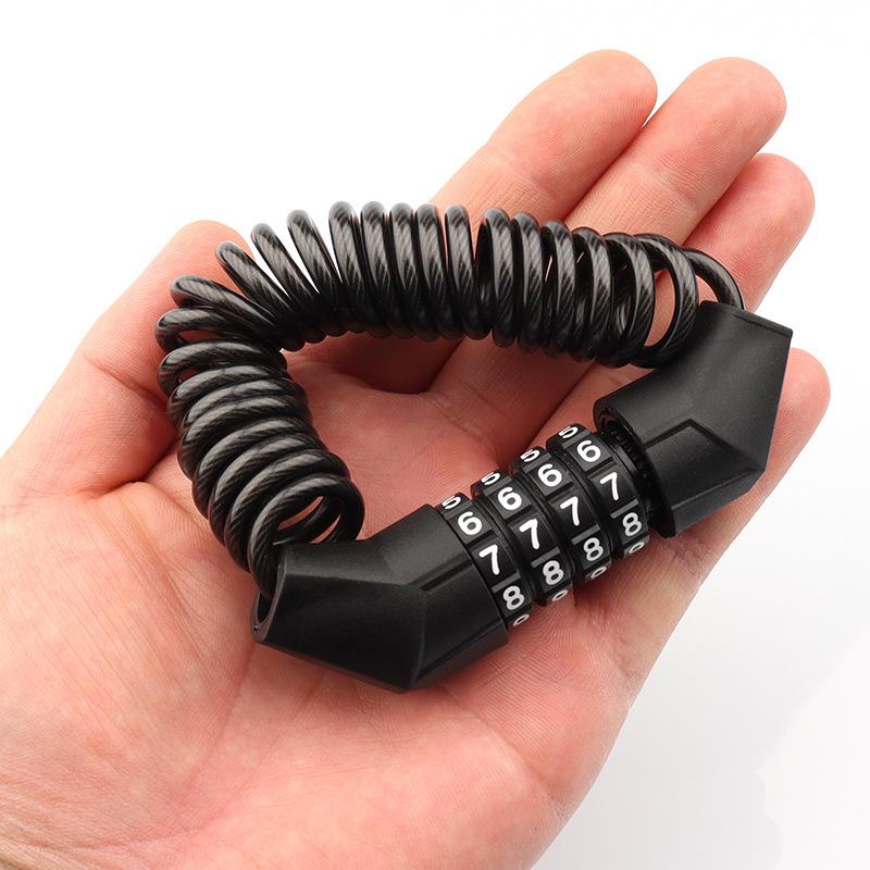 自転車 鍵 ダイヤル式 サイクルロック ダイヤルロック 番号自由設定 ワイヤーロック | 