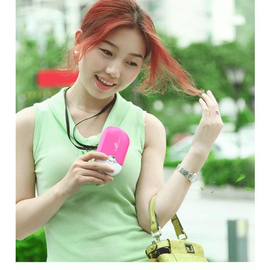 ハンディファン 扇風機 おしゃれ USB 卓上 リビング 充電式 アロマ 羽根なし 送風 ミニ扇風機 | 