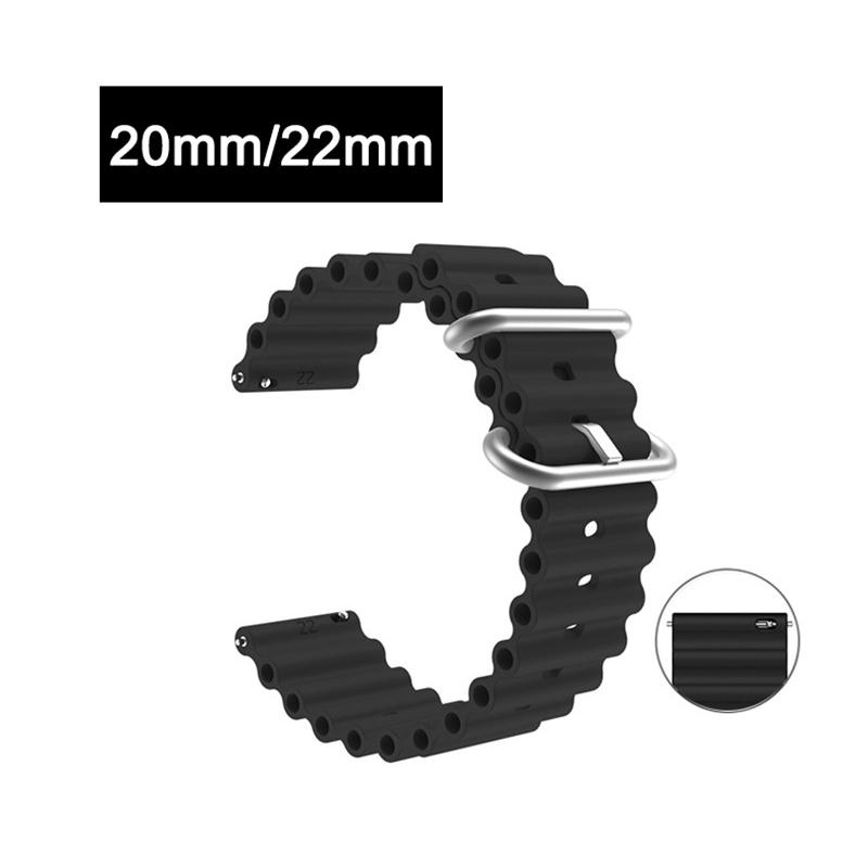 スマートウォッチ ベルト 20mm 22mm 替えベルト 替えバンド ベルト交換 シリコン 時計バンド 時計 ベルト ゴム 時計 ベルト シリコン |  | 03