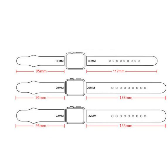 スマートウォッチ ベルト 18mm 20mm 22mm シリコン ベルト交換可能 スポーツ メンズ レディース |  | 04