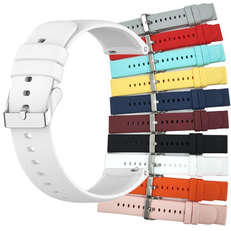 スマートウォッチ ベルト 20mm 22mm 替えベルト 替えバンド ベルト交換 シリコン 時計バンド 時計 ベルト ゴム 時計 ベルト シリコン | 