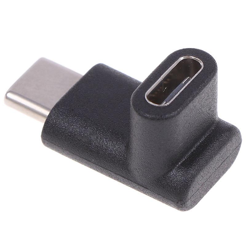 USB Type-C 角度 変換アダプタ タイプC 90度縦向き オス-メス L字型|digipocket|02