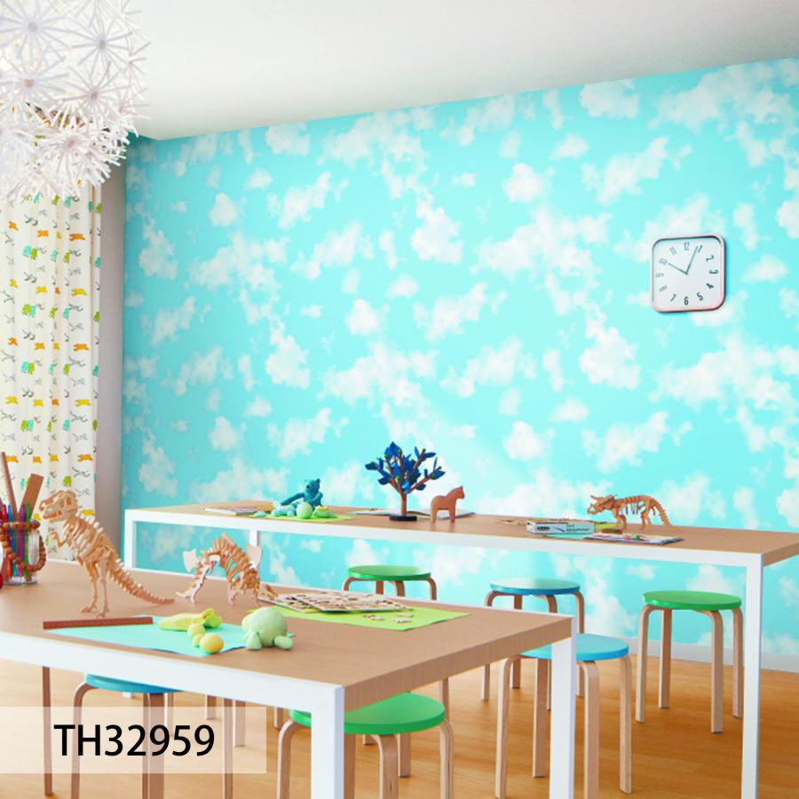 サンゲツ（SANGETSU） 壁紙 クロス のり付き DIY リフォーム 空 雲