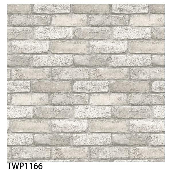 壁紙 クロス のり付き Diy リフォーム トキワ グレー ホワイト ブラウン レンガ おしゃれ リビング 寝室 キッチン パインブル Twp1165 Twp1166 Twp1167 Gtwp1165 Digipri O 通販 Yahoo ショッピング