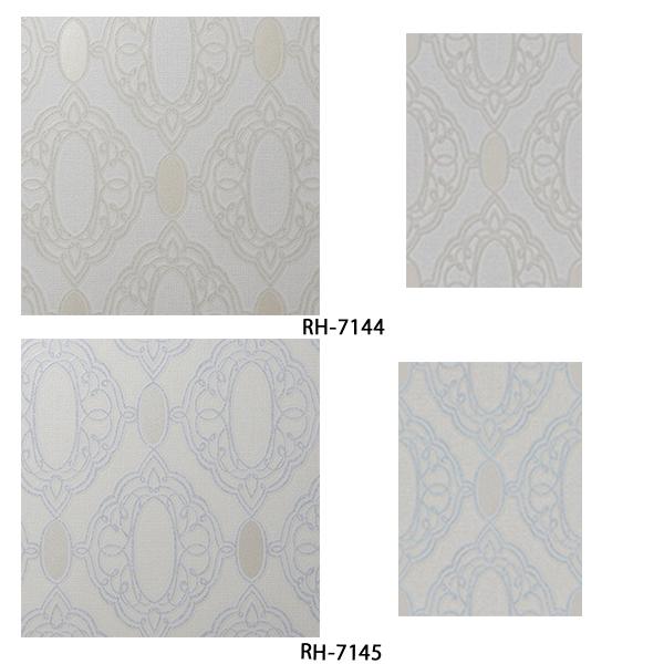 壁紙 クロス のり無し Diy リフォーム ワンポイント ホワイト グレー リビング 寝室 サイクル消臭 シック 高級感 エレガント ルノンホーム Rh 7144 Rh 7145 Rh 7144 Digipri O 通販 Yahoo ショッピング