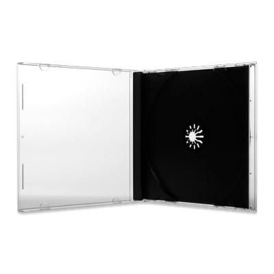 CDジュエルケース（CD1枚収納プラケース×200個）/ クリア / 白