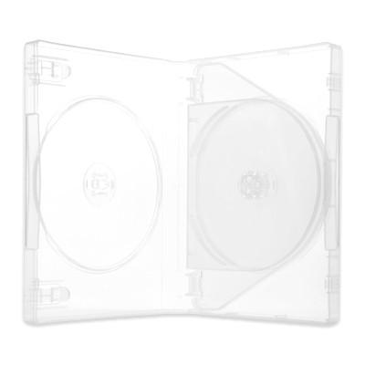 Mロック マルチ5DVDケース（5枚収納トールケース×60個） / スーパークリア / 白 / 黒