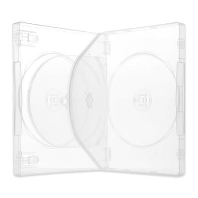 Mロック マルチ5DVDケース（5枚収納トールケース×60個） / スーパークリア / 白 / 黒