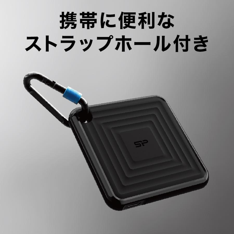 SSD 外付け USB 3.2 Gen 2 Silicon Power シリコンパワー 高速転送 耐