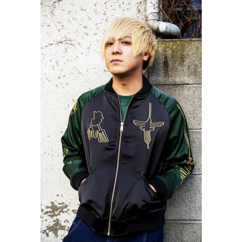 ナスカジャン コソックディープグリーンxブラック ハードコアチョコレート スカジャン H 06 002 Dig It 通販 Yahoo ショッピング