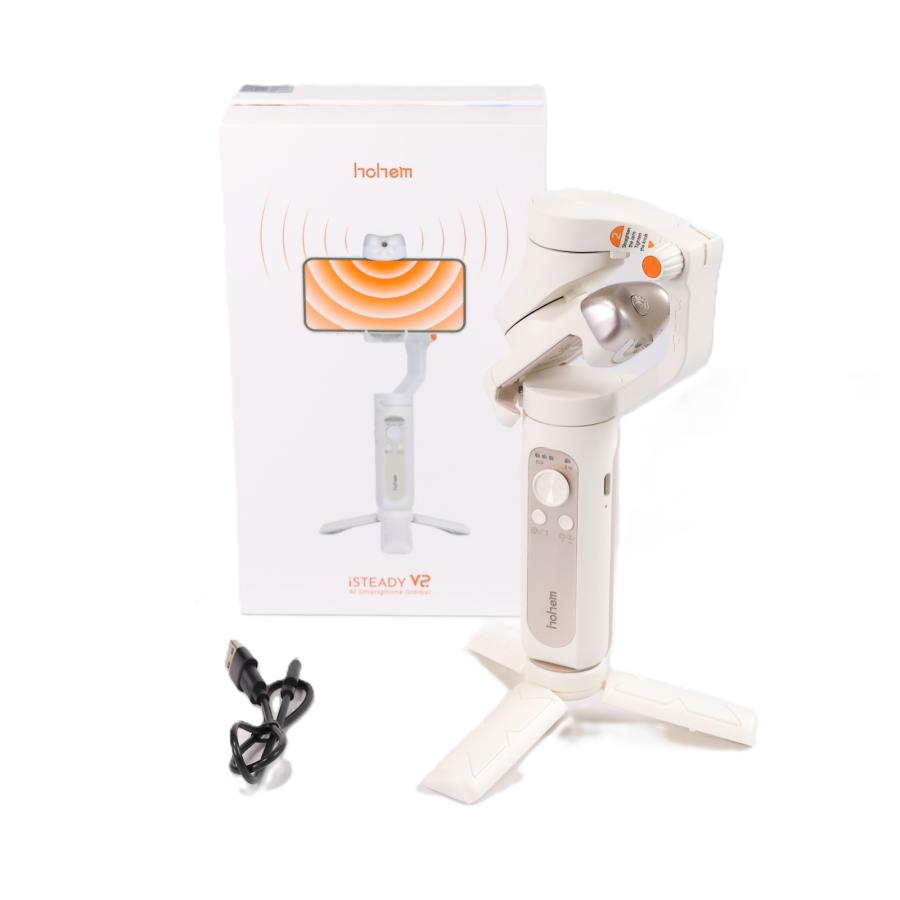 Hohem 展示品 スマートフォン用3軸ジンバル iSteady V2 White 3