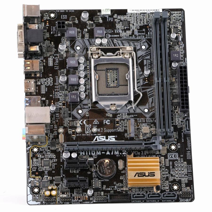 ASUS（エイスース） マザーボード H110M-A M.2 ASUS 動作確認済