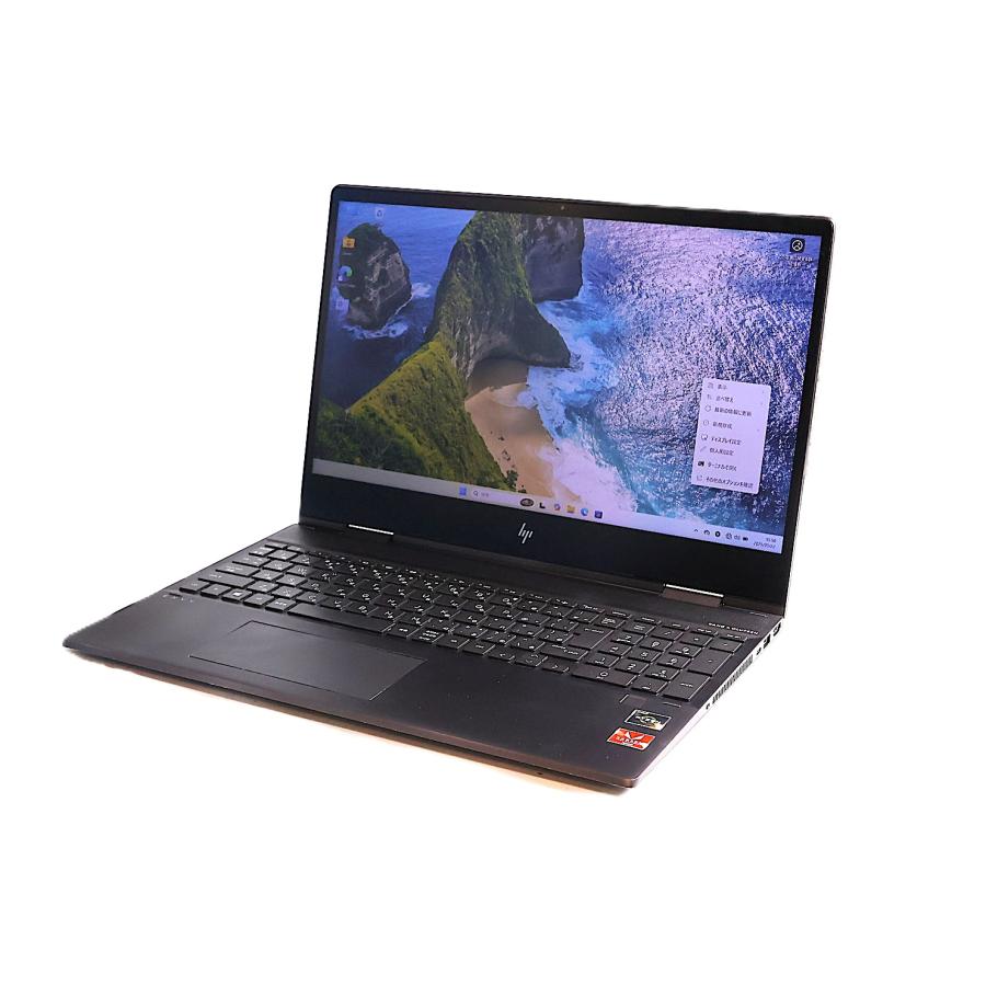 日本HP 中古 ノートパソコン HP ENVY x 360 Ryzen 5 3500u 15