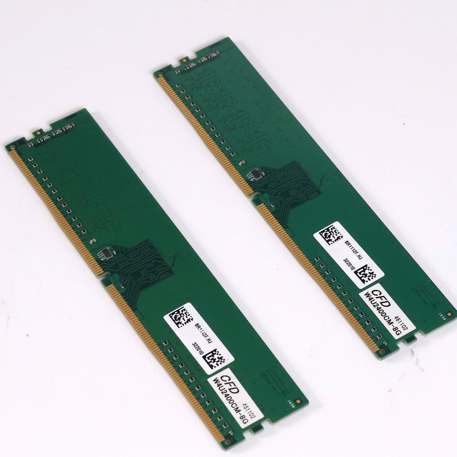 crucial（クルーシャル） 中古 PC用メモリx2 8GB DDR4-2400 Crucial
