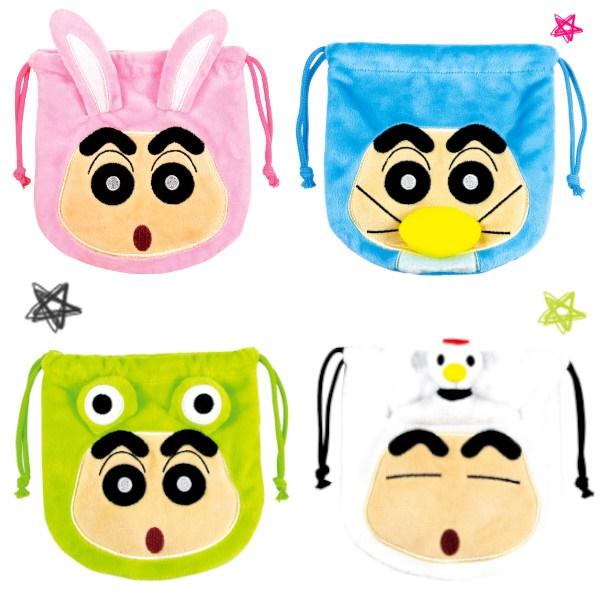クレヨンしんちゃんきぐるみ巾着 ポーチ クレヨンしんちゃん グッズ クレヨンしんちゃん ポーチ 巾着ポーチ ポーチ キャラクター かわいい の商品画像