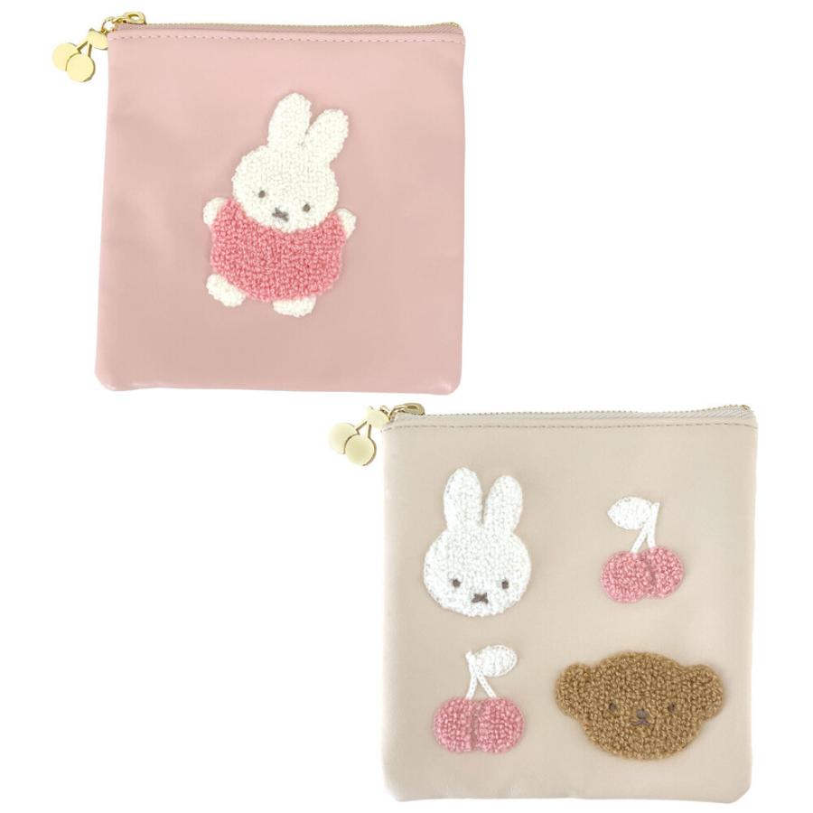 ミッフィー スクエアポーチ グッズ 大人 プレゼント ポーチ ボリス