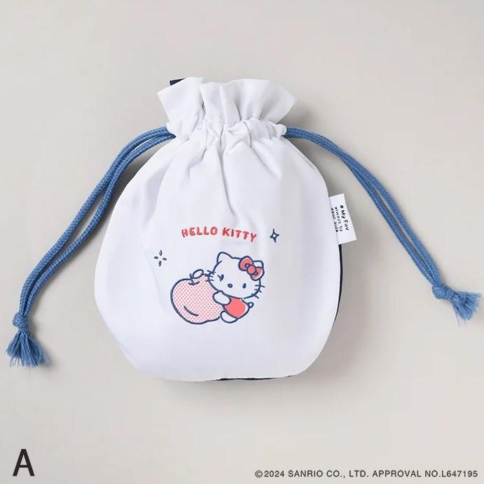 サンリオ巾着ポーチ キティちゃんグッズ ハンギョドン グッズ