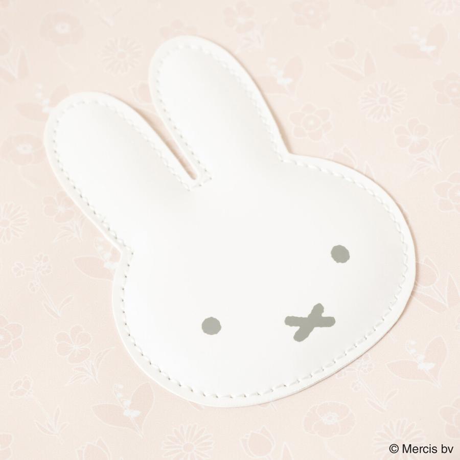 MIFFY FLOWER APPLIQUE フラットポーチ ミッフィー グッズ 大人