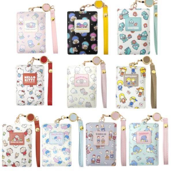 サンリオキャラクターズ リール付パスケース サンリオ パスケース パスケースリール付き レトロキティちゃんグッズ たあ坊パスケース ...