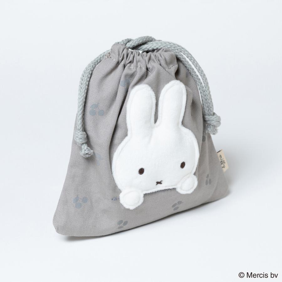 MIFFY CHERRY APPLIQUE 巾着 ミッフィー グッズ 大人 プレゼント