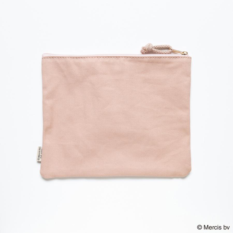 MIFFY CHERRY APPLIQUE フラットポーチ ミッフィー グッズ 大人