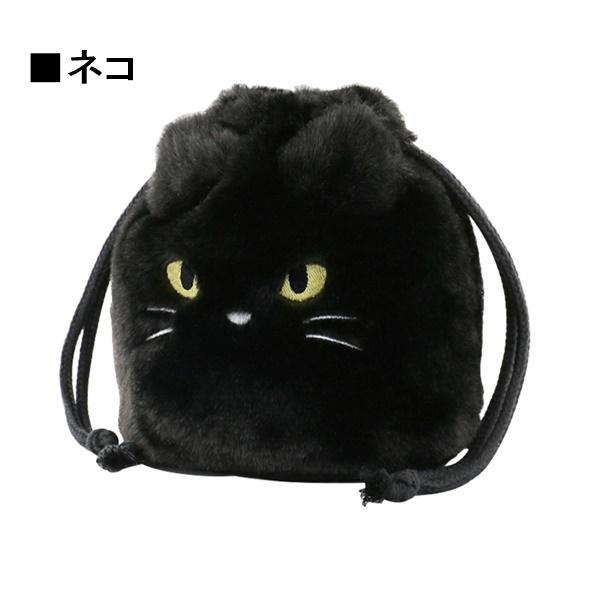 アニマル巾着ポーチ コスメポーチ くま ぬいぐるみ巾着ポーチ 小物入れ