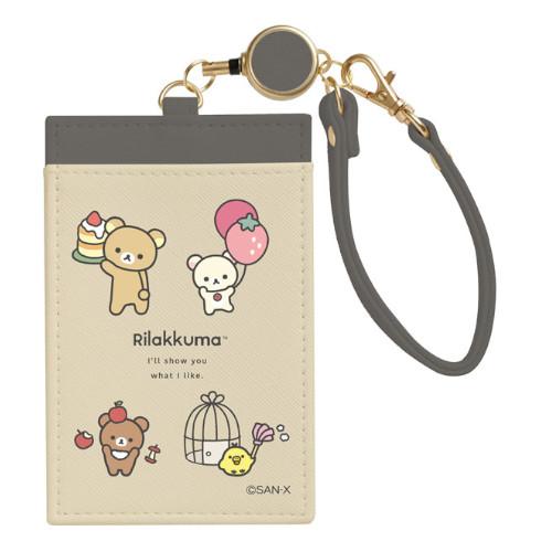 リラックマ BASIC RILAKKUMA Favorite Things リール付きキーパス