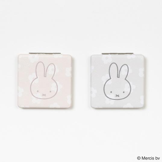 MIFFY FLOWER APPLIQUE コンパクトミラー ミッフィー グッズ