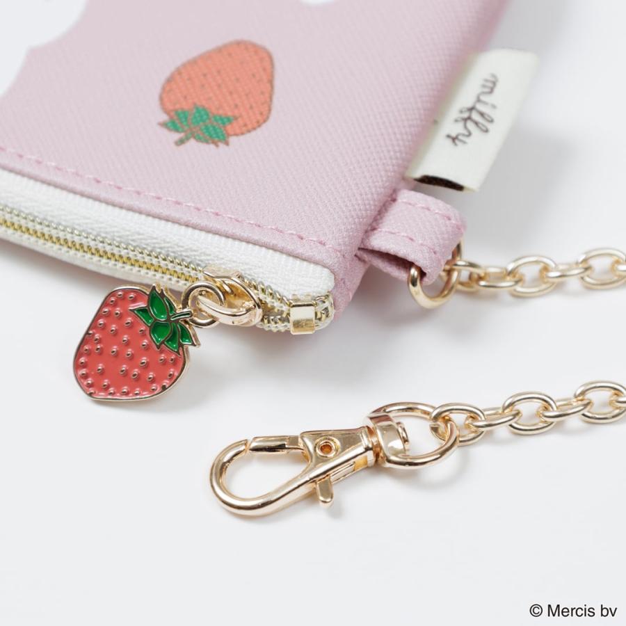 MIFFY RED FRUITカード＆コインケース ミッフィー パスケース ミッフィー カードケース ミッフィー 定期入れ パスケース 小銭入れ  レディース