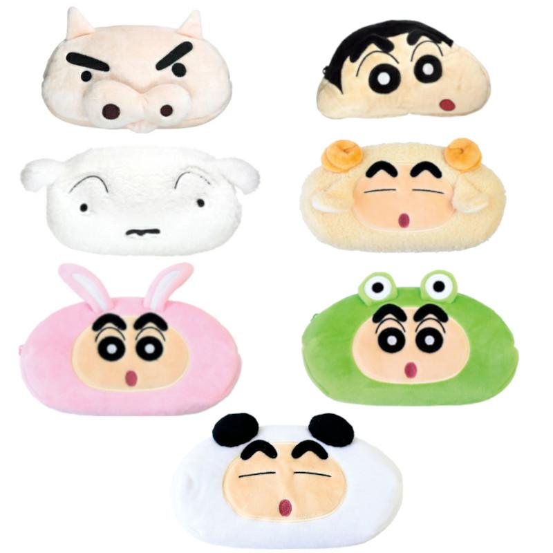 クレヨンしんちゃんぬいぐるみフェイスペンポーチ クレヨンしんちゃん グッズ シロ ぶりぶりざえもん ポーチ ペンケース  キャラクター ぬいぐるみ 筆箱 の商品画像