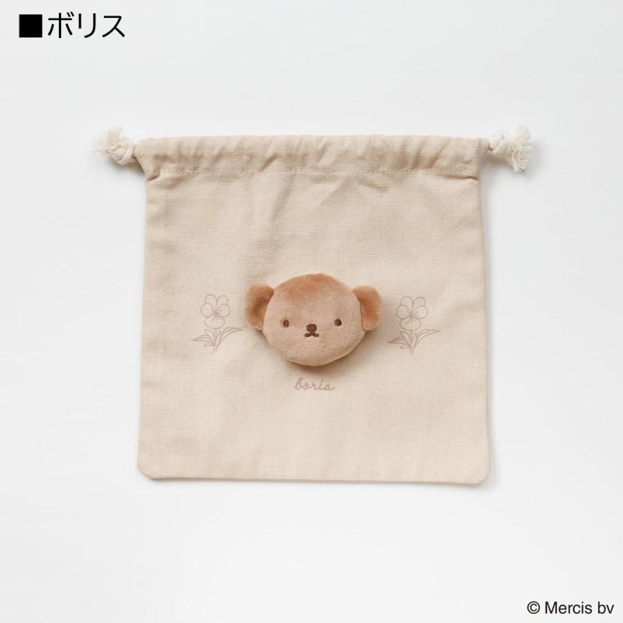 BRUNA FLOWER＆MASCOT 巾着 ミッフィー グッズ 大人 ボリス ポーチ