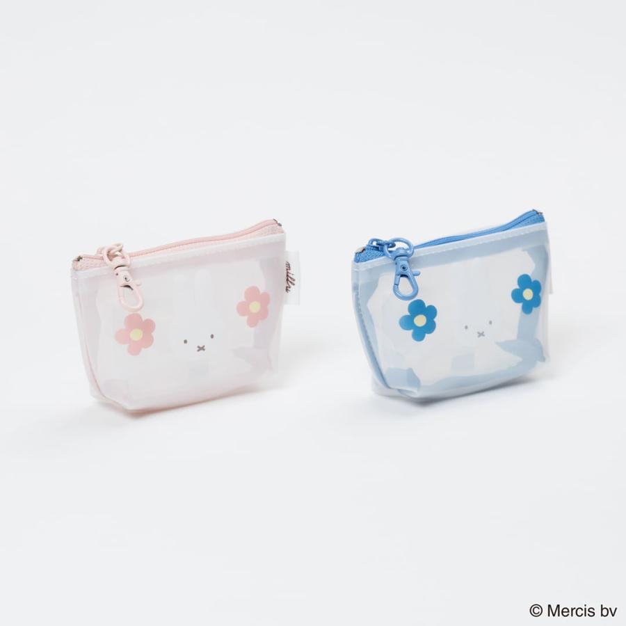 MIFFY FACE FLOWER PVCマイクロ台形ポーチ ミッフィー グッズ