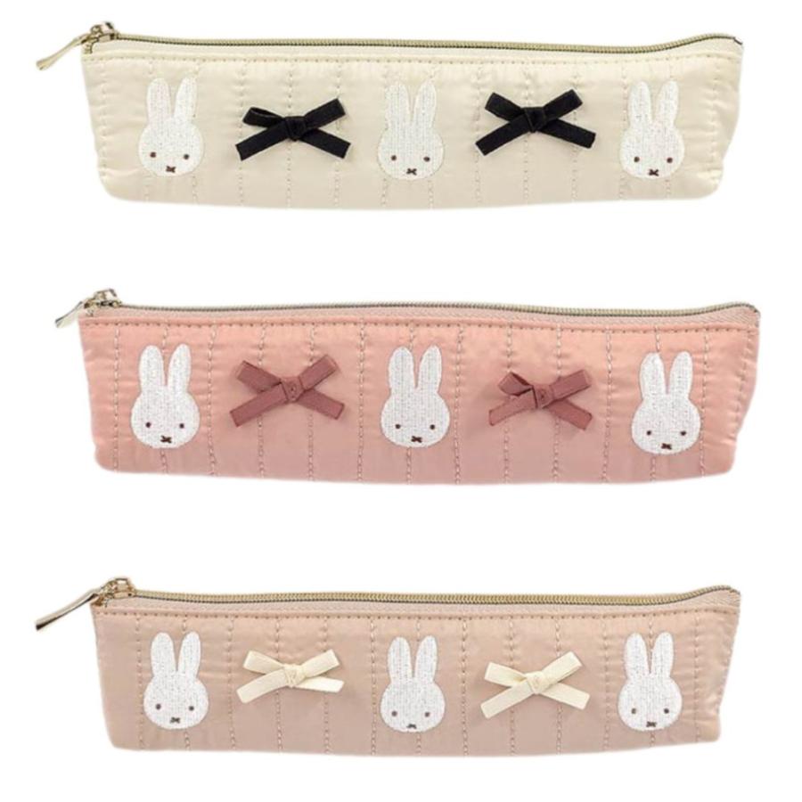 my favorite ribbon miffy スリムポーチ ミッフィー グッズ 大人プレゼント ミッフィー ペンケース かわいい ミッフィー 筆箱 ペンケース キャラクター の商品画像