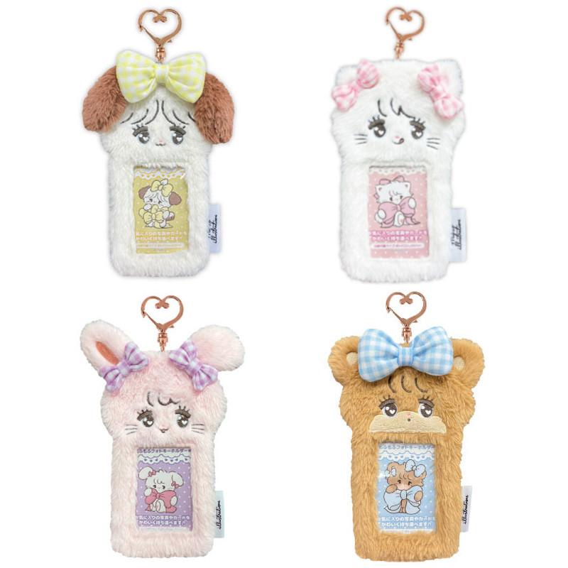 スフレ　ミッコ　mikko ぬいぐるみキーホルダー　トレカケース　カプセルトイ mikko illustrations（ミッコ） もふもふフォトキーホルダー