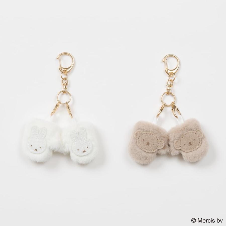 BRUNA WINTER ACCESSORIES MINI グローブ チャーム ミッフィー グッズ 大人 ミッフィー キーホルダー ミッフィー ボリス グッズ 推し活 ぬいぐるみ 服