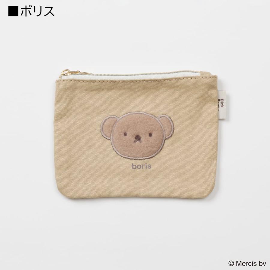 BRUNA FLUFFY APPLIQUEミニフラットポーチ ミッフィー ポーチ グッズ