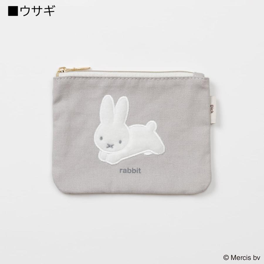 BRUNA FLUFFY APPLIQUEミニフラットポーチ ミッフィー ポーチ グッズ