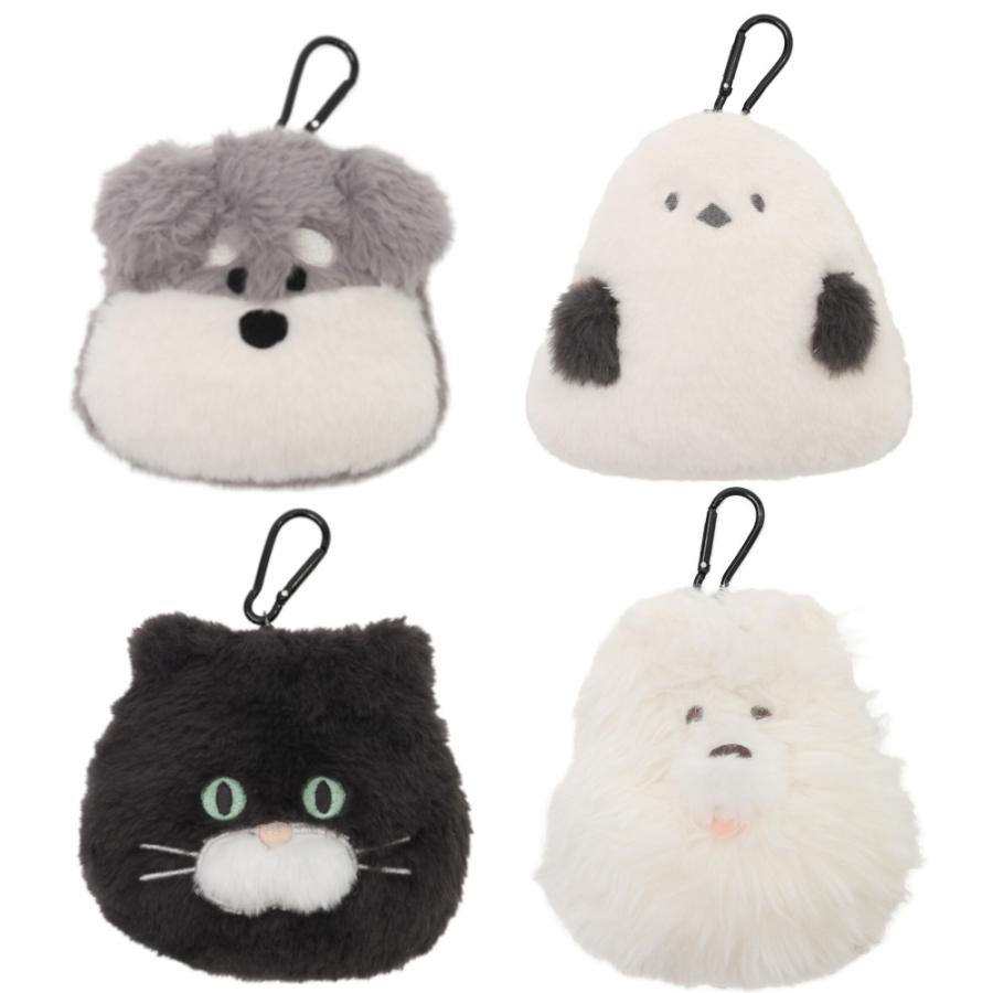 スワンネルリール付きパスケース パスケース ぬいぐるみ 定期入れ