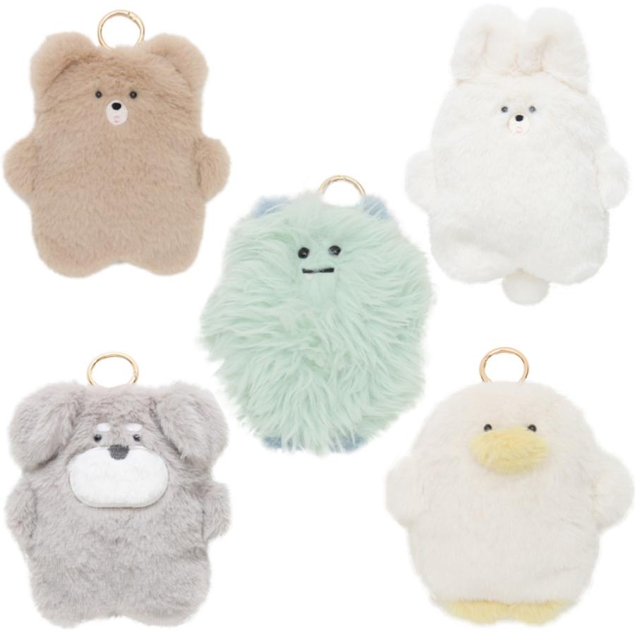 スフレベアキーリングポーチ キーホルダー ぬいぐるみ くま ポーチ
