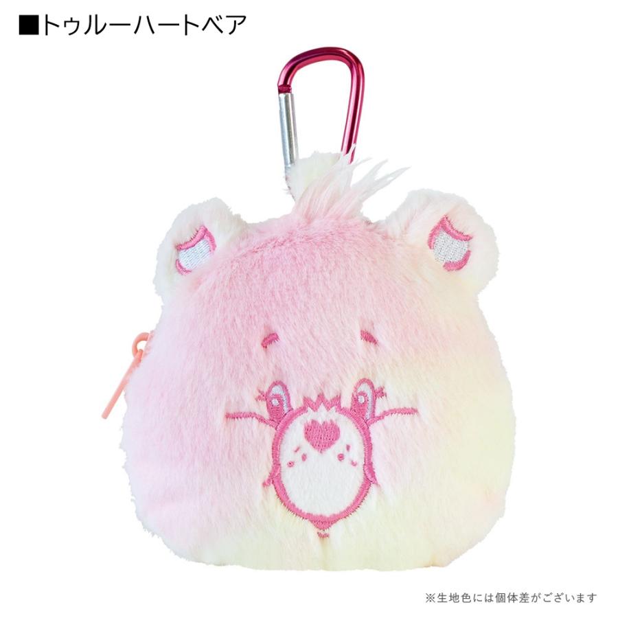 ケアベアカラビナ付きぬいぐるみファスナーポーチ ケアベア ポーチ