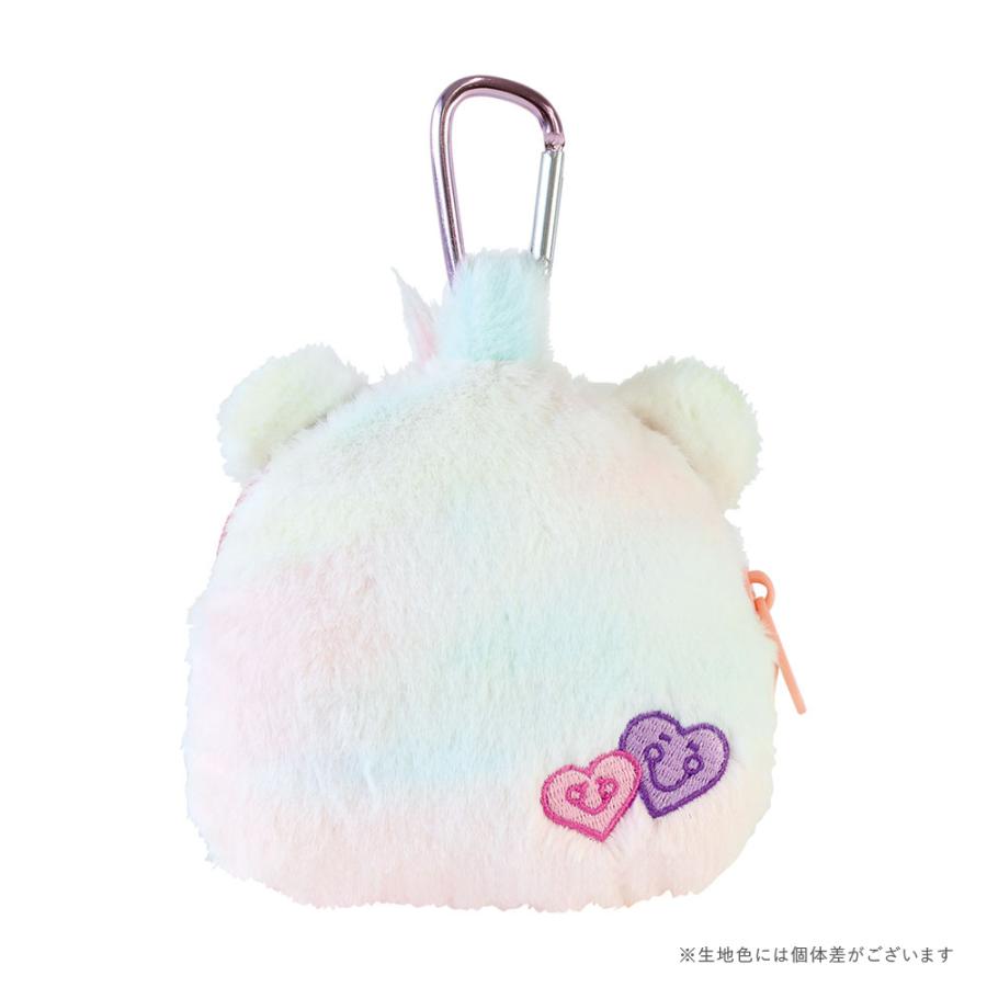 ケアベアカラビナ付きぬいぐるみファスナーポーチ ケアベア ポーチ
