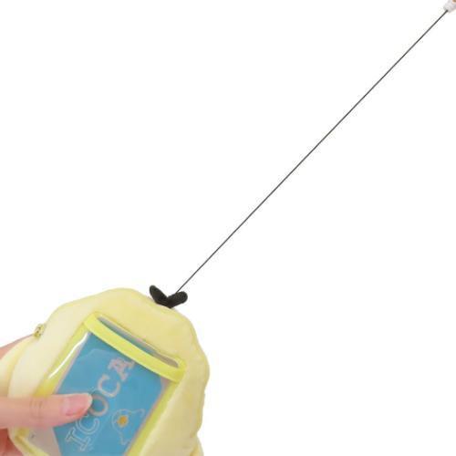 リラックマ フェイスパスケース ポーチ カード入れ リール付き