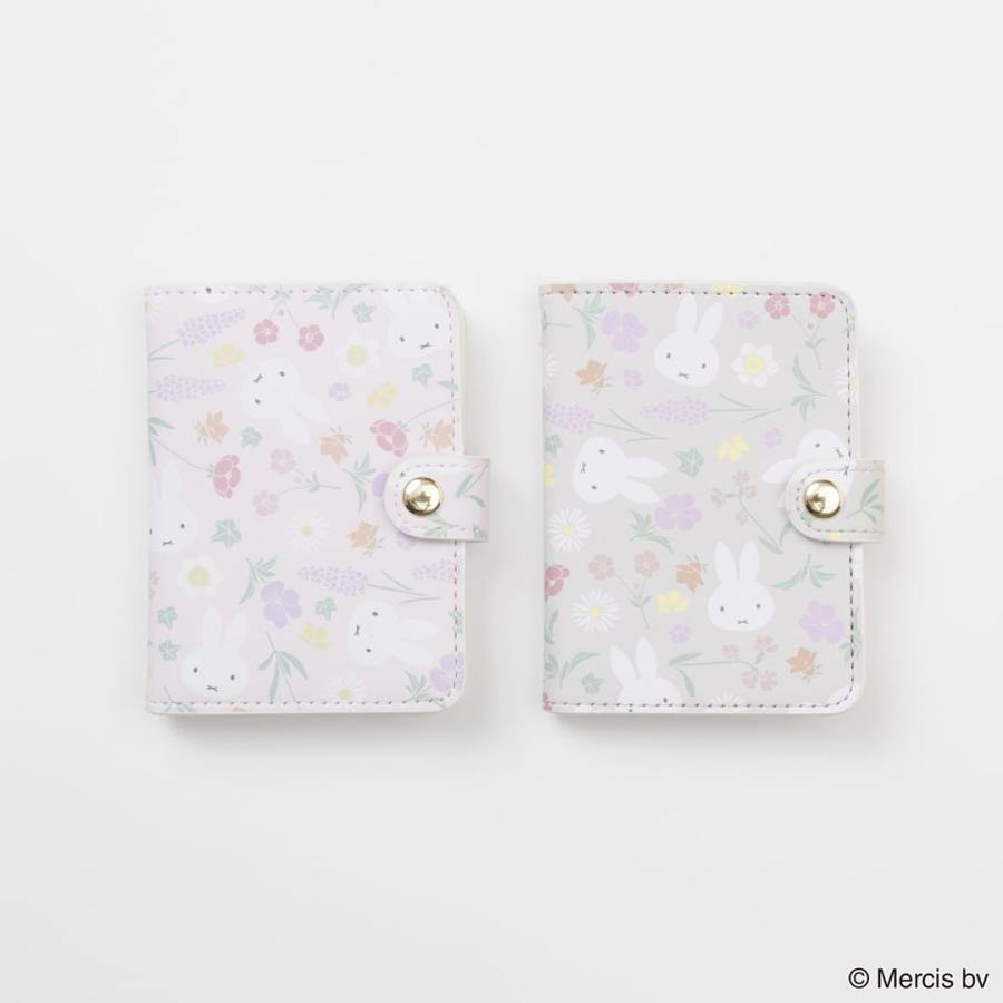 MIFFY Floral pattern カードケース ミッフィー グッズ 大人 ミッフィー カード ケース カードケース 大容量 キャラクター カードファイル ポイントカードケース