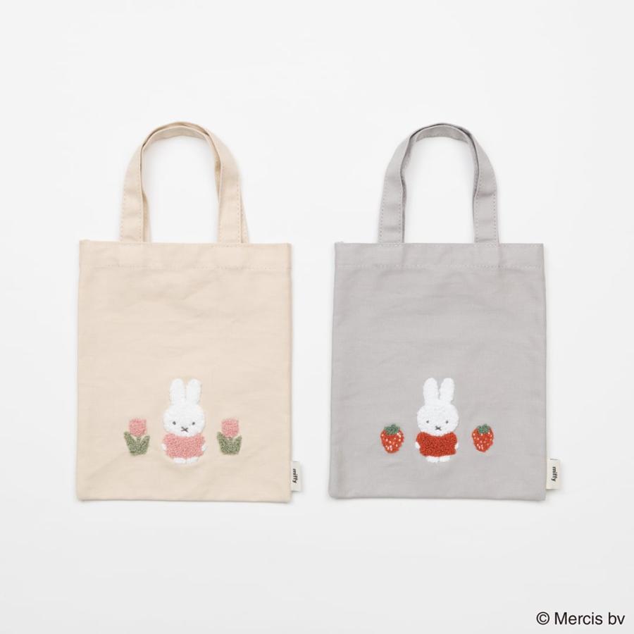 MIFFY RED＆PINK ミニトートバッグ ミッフィー トートバッグ ミッフィー ランチバッグ ミッフィー ミニトートバッグ トートバッグ 小さい ミッフィー グッズ