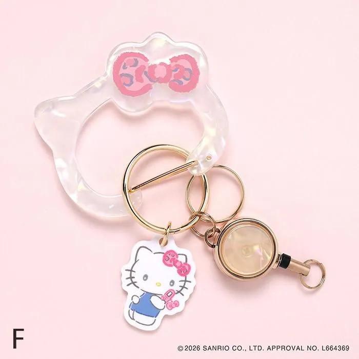 フラワーリング Sanrio characters カラビナ サンリオ キーホルダー